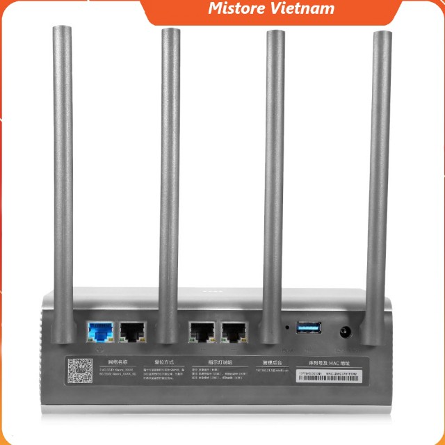 Bộ phát Router Xiaomi PRO 4 râu AC2600