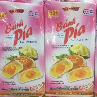 Bánh Pía Đậu xanh - Sầu riêng - Trứng muối (Pia Cake Mung bean Salt egg)