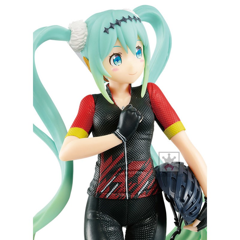 Mô Hình Figure Chính Hãng Anime GOOD SMILE Racing - Hatsune Miku - EXQ Figure - Racing 2018 Team Ukyo Cheering Banpresto