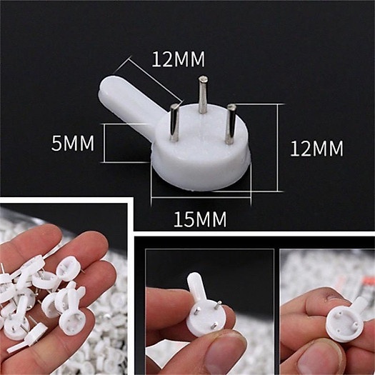 Đinh 3 chấu gắn tường, không cần khoan lỗ
