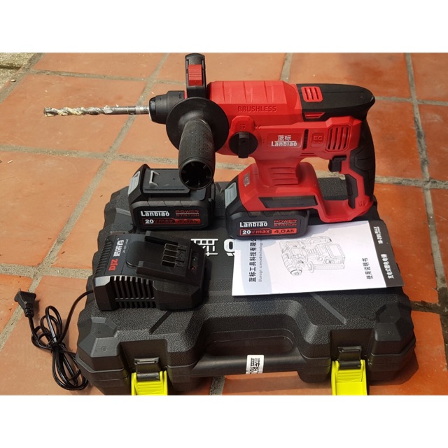 KHOAN BÊ TÔNG PIN LANBIAO 3 CHỨC NĂNG SIÊU KHỦNG( máy khoẻ - pin bền)