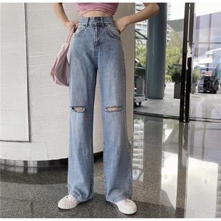 QUẦN JEANS ỐNG RỘNG (KÈM VIDEO HÌNH THẬT)