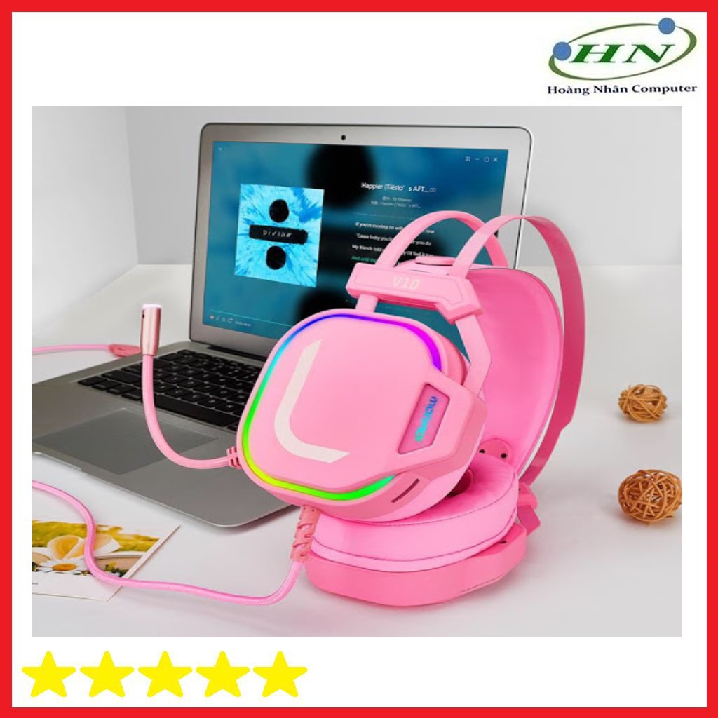 Tai nghe chơi game chuyên nghiệp Moradi âm thanh 7.1 kết nối cổng USB