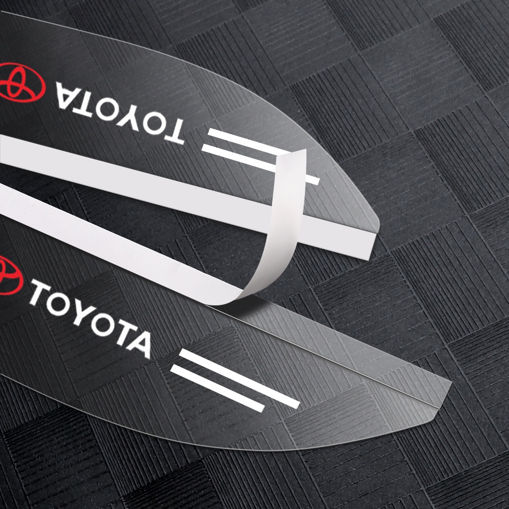 Set 2 Ốp Gương Chiếu Hậu Chống Nước Mưa Cho Xe Hơi Toyota Avanza Rush Kijiang Innova Calya Razie Yaris Cross