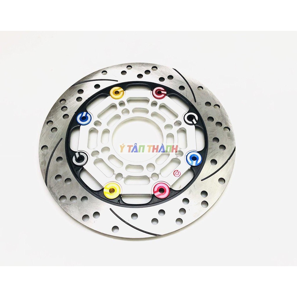 đĩa thắng brembo 220mm bạc