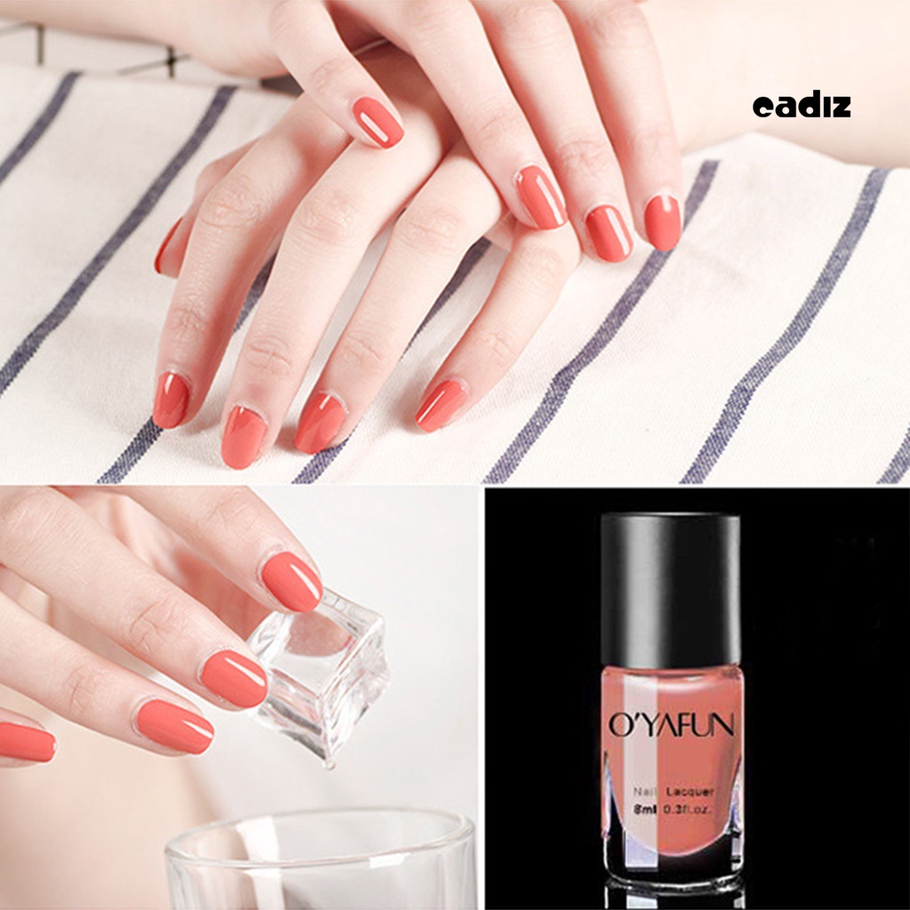 Gel Đánh Bóng Móng Tay 8ml Khô Nhanh Không Nhòe Nhiều Màu Sắc Cho Nữ