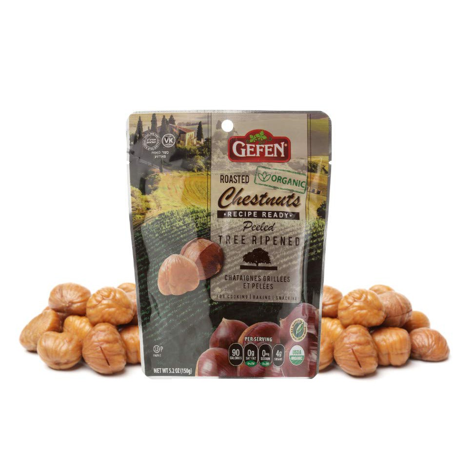 Combo 2 Gefen ChestNuts Hạt Dẻ Tách Vỏ Nhập Khẩu Từ Mỹ