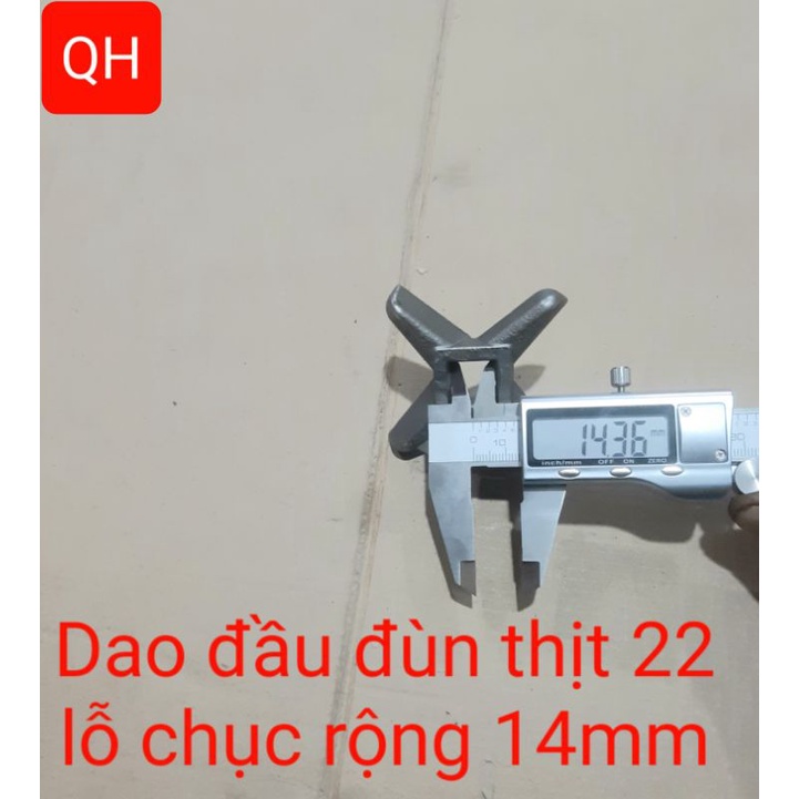 Bộ dao và xàng đầu đùn 22 - Phụ kiện máy đùn 22