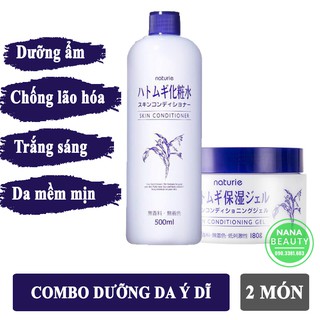 COMBO Ý DĨ LOTION - KEM DƯỠNG NATURIE NHẬT