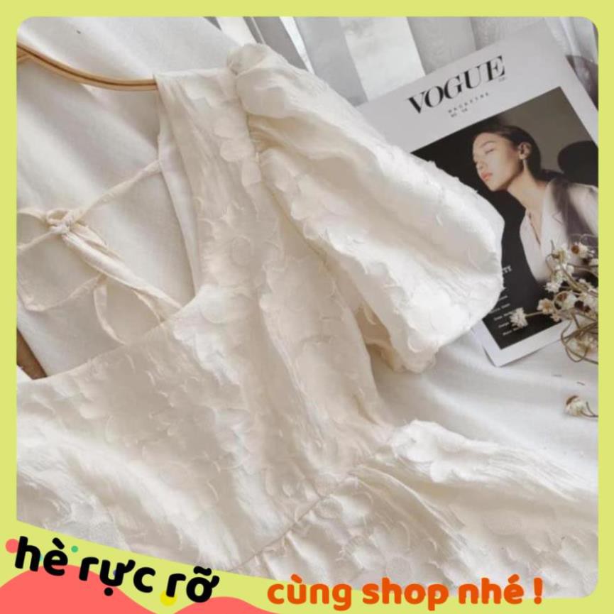 Set Áo Quần Ulzzang, Áo Nữ Kiểu Baby Doll Hoa Nổi Mix Quần Short Chất Vải Cao Cấp Dày Dặn Phong Cách Hiện Đại, Năng Động