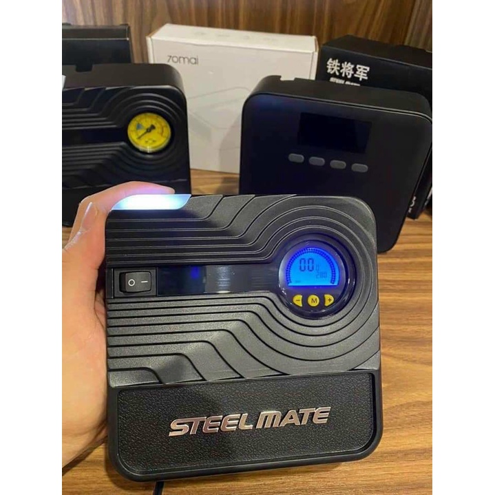 [CHÍNH HÃNG] Bơm Lốp Điện Tử Thông Minh STEELMATE PO3 / PO5 Với Chế Độ Bơm Tự Động Ngắt, bơm siêu nhanh