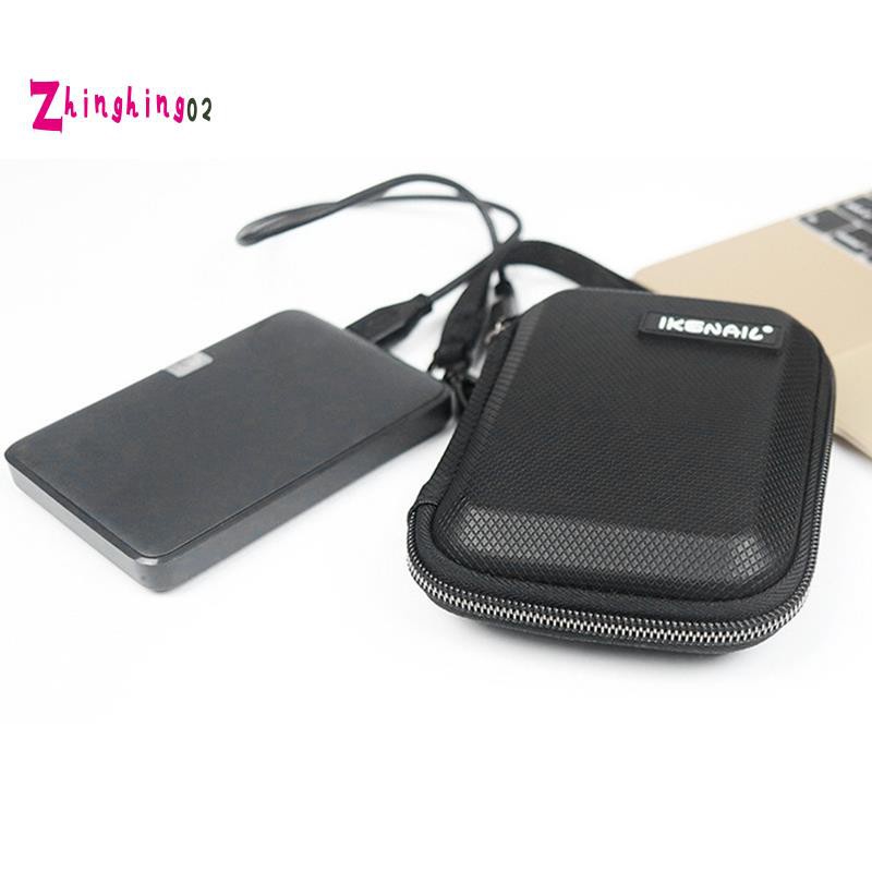 Túi Đựng Ổ Cứng Di Động Iks 2.5 Inch Chống Sốc Cho Toshiba Wd Đen