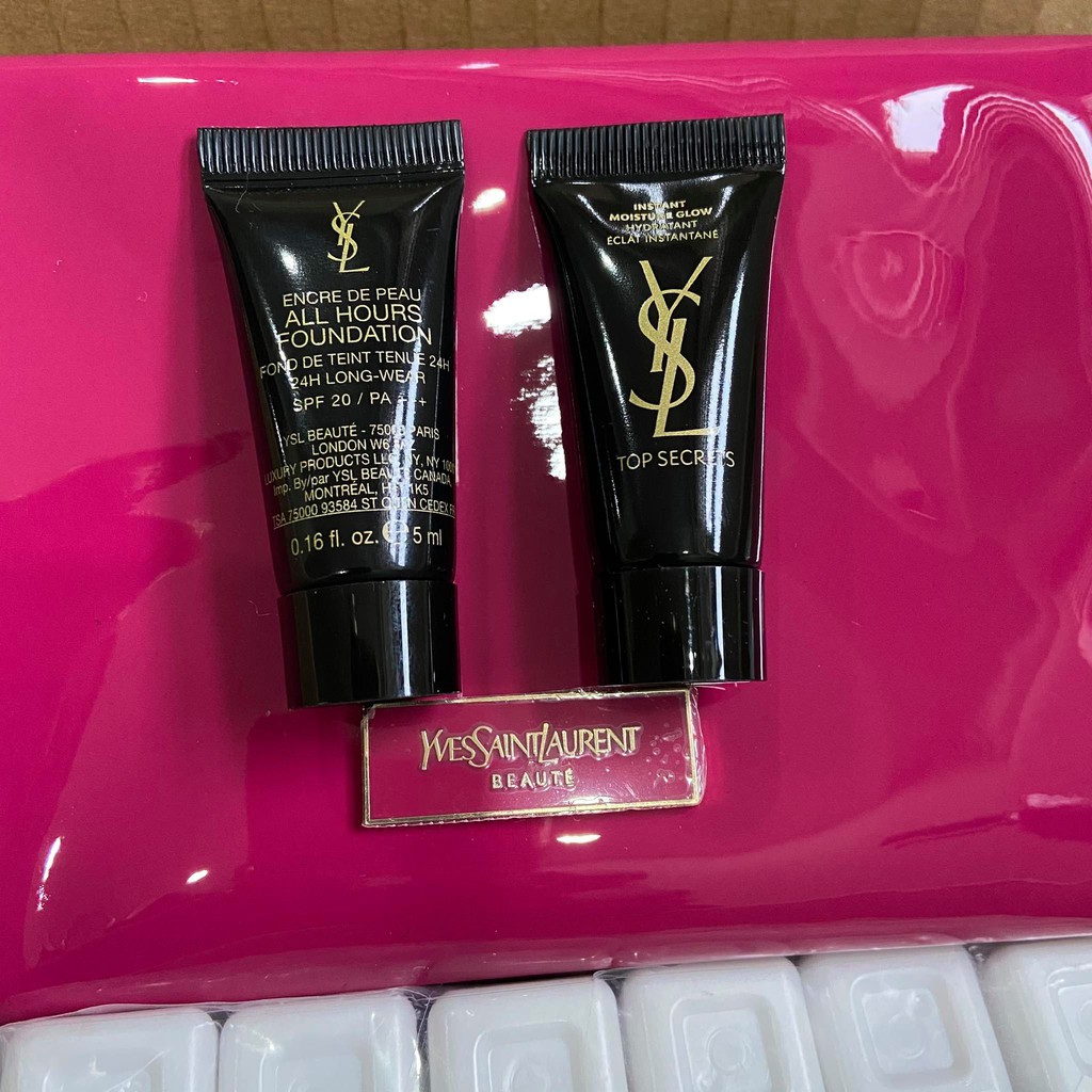 Sét trang điểm ysl - Nền All Hours và Lót Top Secrets