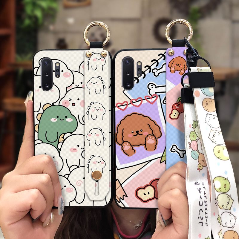 Ốp Điện Thoại Silicon Chống Nước In Hình Hoa Hướng Dương Có Vòng Đỡ Cho Samsung Galaxy Note10 pro/Note10+/Note10 Plus