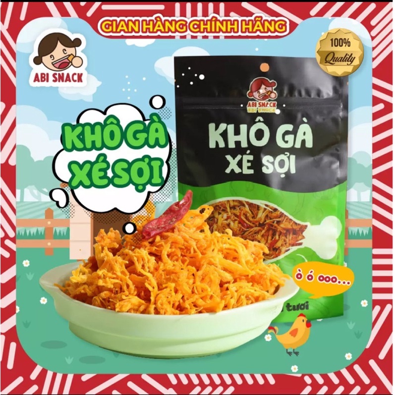KHÔ GÀ ABI SIÊU NGON TỪ GÀ