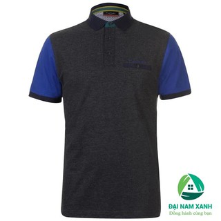 Áo thun nam Pierre Cardin Contrast Polo (màu Charcoal) - Hàng size châu Âu