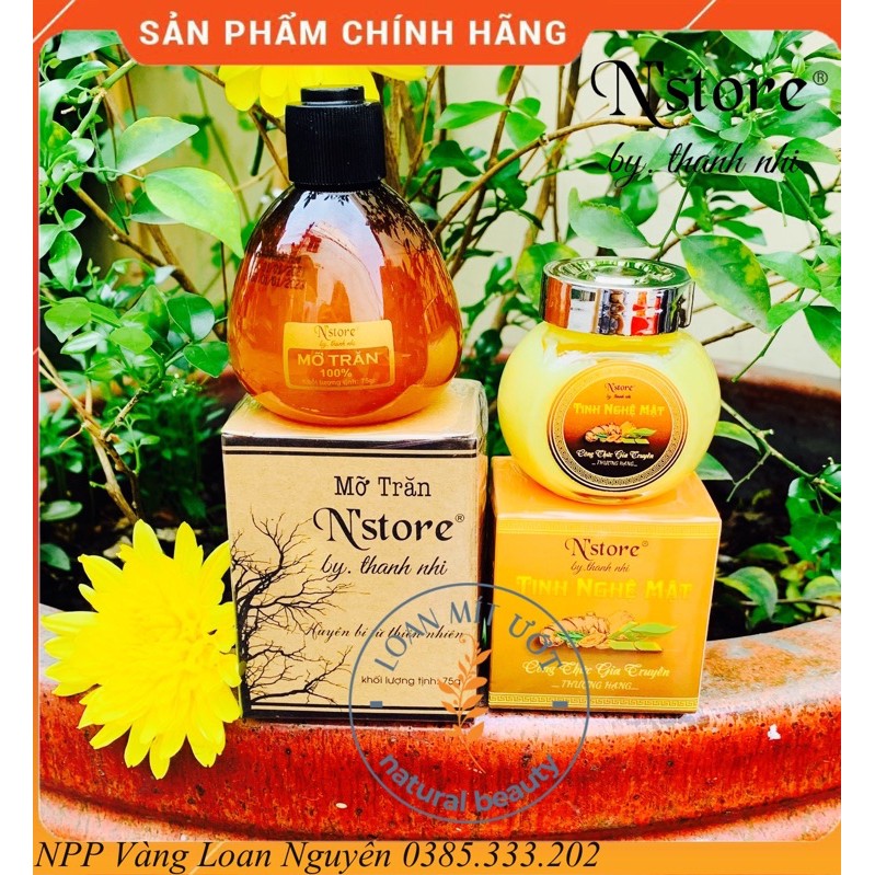 Combo Mỡ Trăn Nguyên chất và Tinh Nghệ Mật Nstore By Thanh Nhi