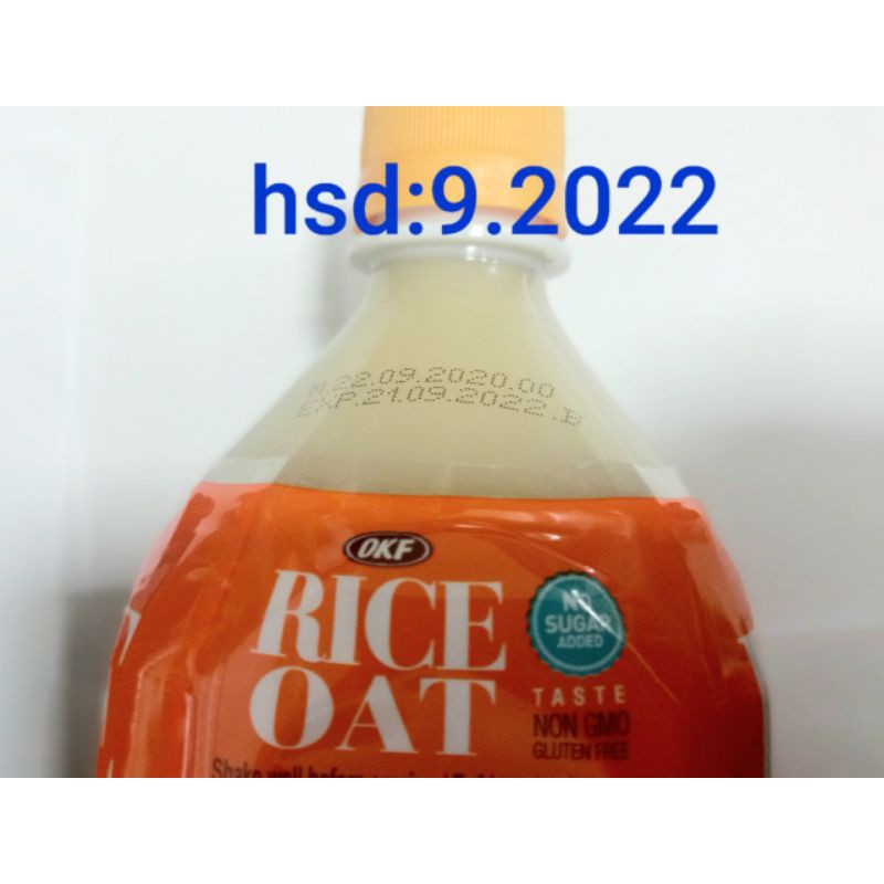 combo 4 chai sữa gạo yến mạch hàn quốc 1.5L không đường OKF. 9.2022