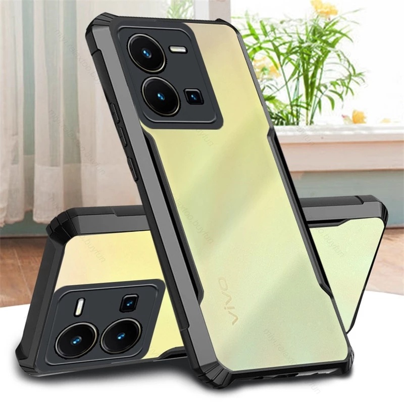 Ốp Điện Thoại Trong Suốt Cho Vivo Y02S Y16 Y35 Y22 Y22S Y15S Y15A Y15C Y32T T01A Y10 Y01 Y21 Y33S Y21T Y21S Y33T Y20 Y20i Y12s Y12A Y11 Y12 Y15 Y17