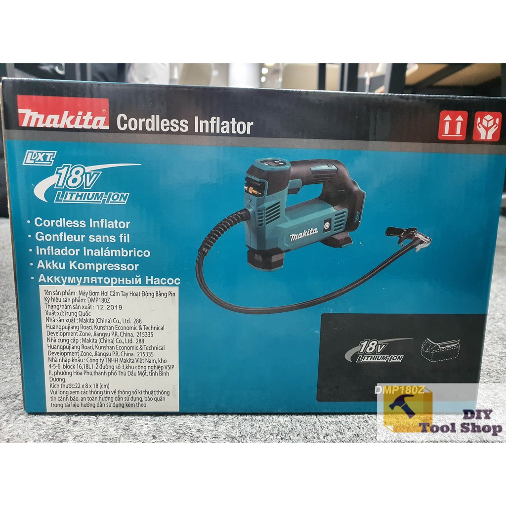 THÂN Máy Bơm Hơi Dùng Pin 18V MAKITA DMP180Z  - Chính Hãng