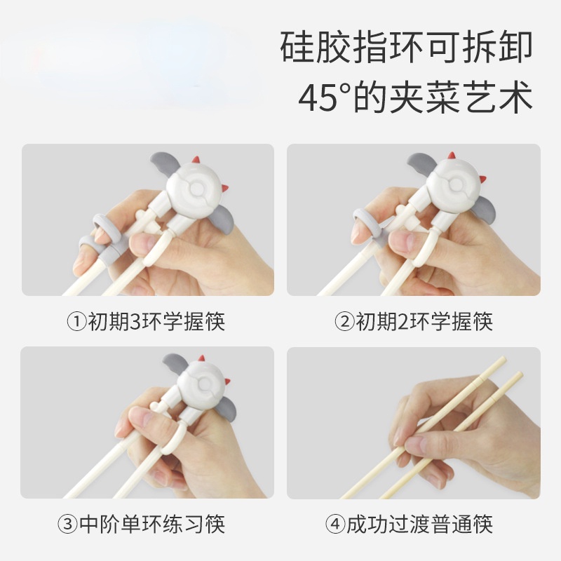 Đũa Tập Ăn Họa Tiết Hoạt Hình Xinh Xắn Dành Cho Bé