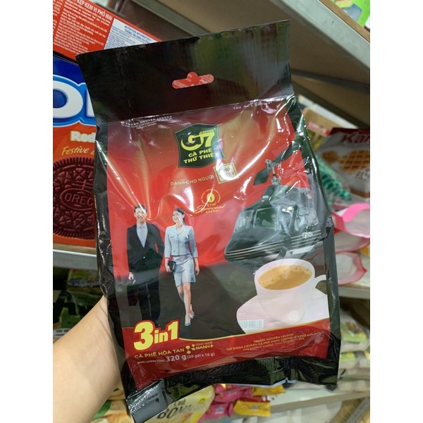 Cafe sữa hoà tan G7 (hộp, bịch 18 gói)