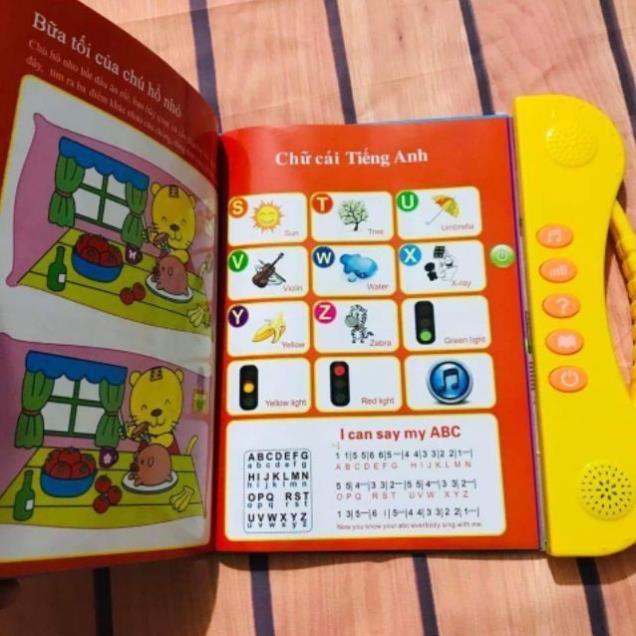 Sách quý song ngữ Thanh Nga, sách nói điện tử thông minh giúp bé vừa học vừa chơi