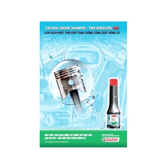 Dung dịch vệ sinh buồng đốt castrol engine shampoo