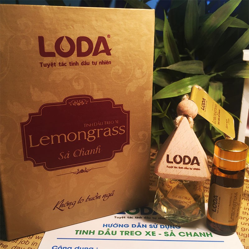 Tinh Dầu Treo Xe Ô Tô Loda - Sả Chanh ( Lemongrass)