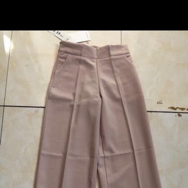 Quần ống rông nữ dáng dài chất vitex | BigBuy360 - bigbuy360.vn