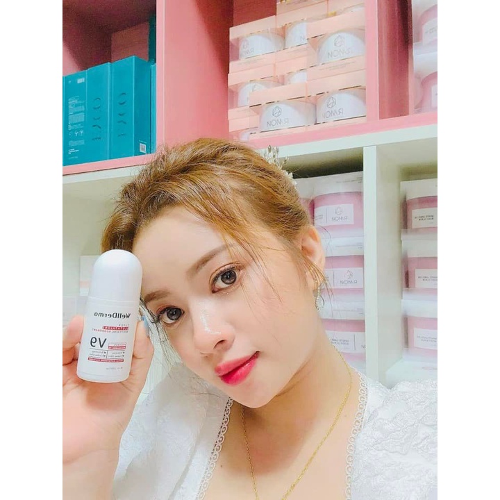 [WELLDERMA] Lăn Nách V9 Super Glutathione Dưỡng Trắng Khử Mùi 60ml
