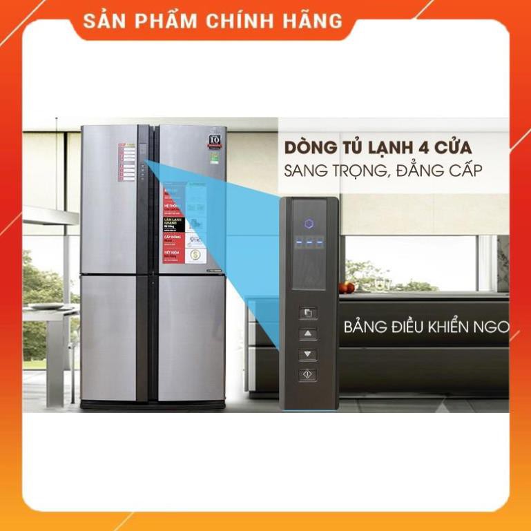 Tủ lạnh 4 cửa Sharp Inverter 626 lít SJ-FX630V | SJ-FX631V (Chính hãng - Bảo hành 12 tháng)