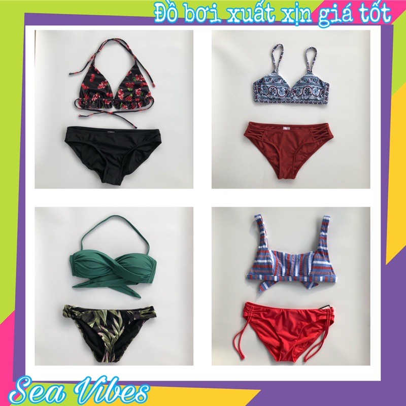 Bikini hai mảnh có mút hàng xuất xịn có Big size