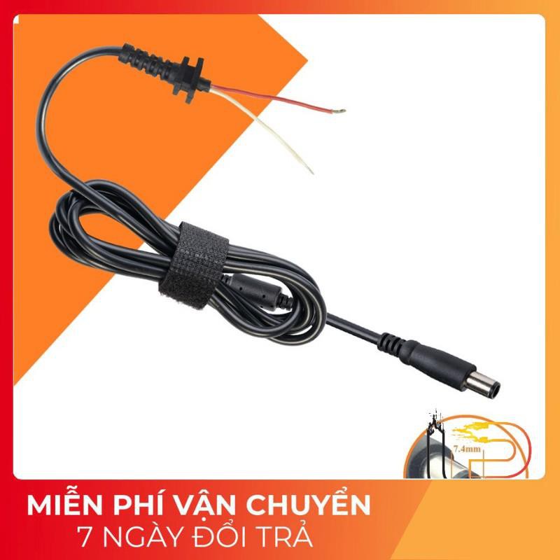 Dây sạc Dell, HP đầu kim chuẩn 7.5MM*5.0MM - Cáp nguồn adapter Dell, HP đầu kim chuẩn 7.5MM*5.0MM