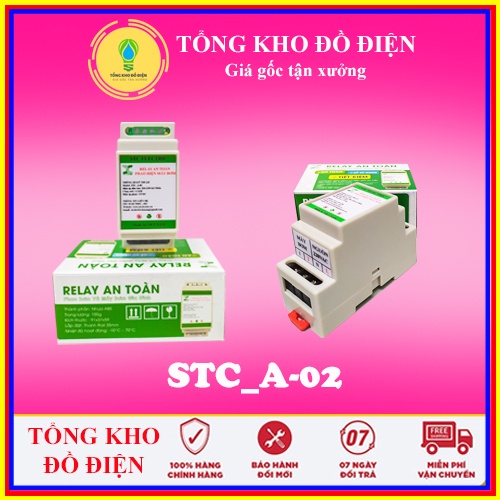 Rơ le an toàn phao điện bồn inox CHÍNH HÃNG STC ELECTRIC [1500W]
