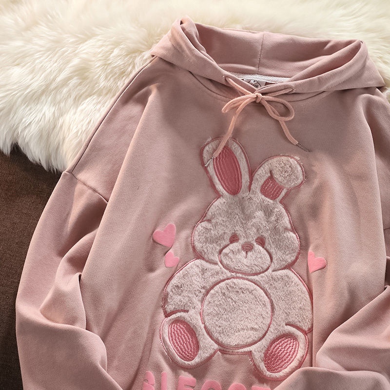 NRVP Áo hoodie màu trơn in hình thời trang phong cách Hàn Quốc 2022 dành cho nam và nữ