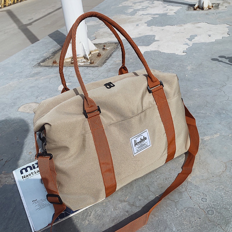 Túi du lịch dung tích lớn có thể gấp lại tiện dụng cho nam và nữ