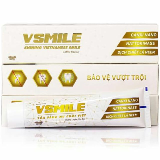 Kem đánh răng vsmile,kem đánh răng thảo dược Vinalink