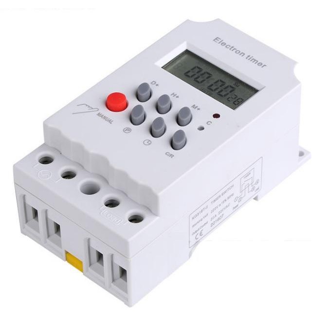 Công tắc hẹn giờ kg316t bật tắt tự động 17 chương trình timer hẹn giờ ổ cắm hẹn giờ kg316t-ii