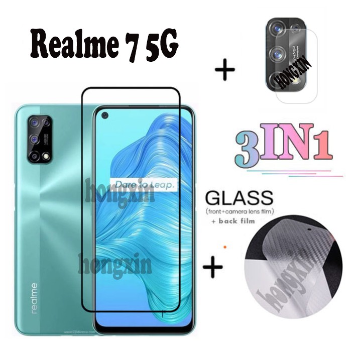 Kính Cường Lực Bảo Vệ Camera 3 Trong 1 Cho Oppo Realme 7 5g Realme 7i (Global) 7 Pro X7 Ultra 8 Pro Nro 30a V3 V5 V11 V13 5g