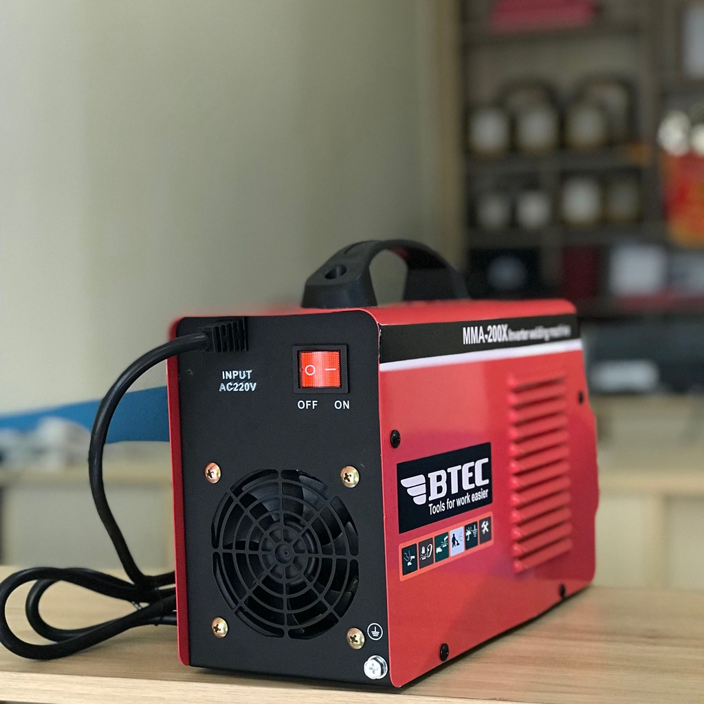 Máy hàn 𝗜𝗻𝘃𝗲𝗿𝘁𝗲𝗿 𝗠𝗠𝗔-𝟮𝟬𝟬𝗫 2 núm chỉnh dòng hàn  Tặng đủ phụ kiện dây hàn , dây mass  - Hàng chính hãng
