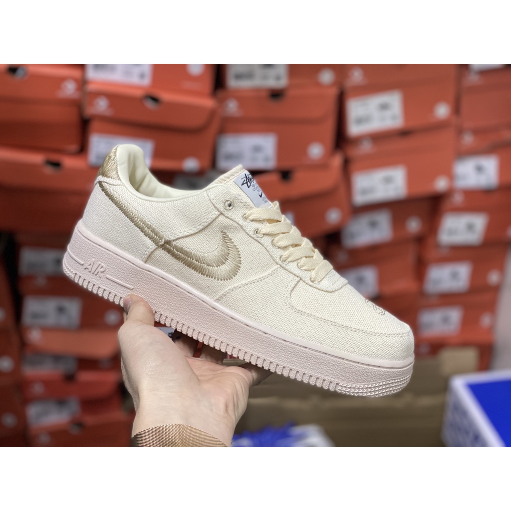 GIÀY Thể Thao Sneakers- AF1 LOW STUSSY Bản SC- Ảnh thật [ FULL BOX + FREE SHIP ]