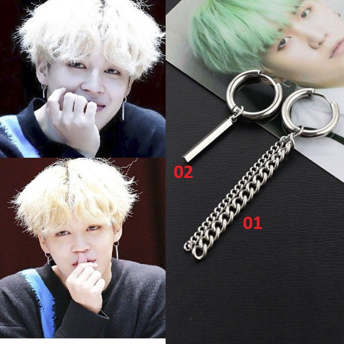 Khuyên tai JIMIN khuyên tai BTS phong cách KPOP
