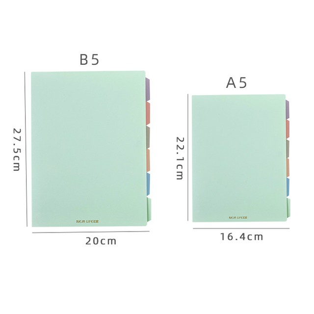 Bìa sổ còng A5- B5 màu pastel xinh xỉu-StudywithNgan-cong04