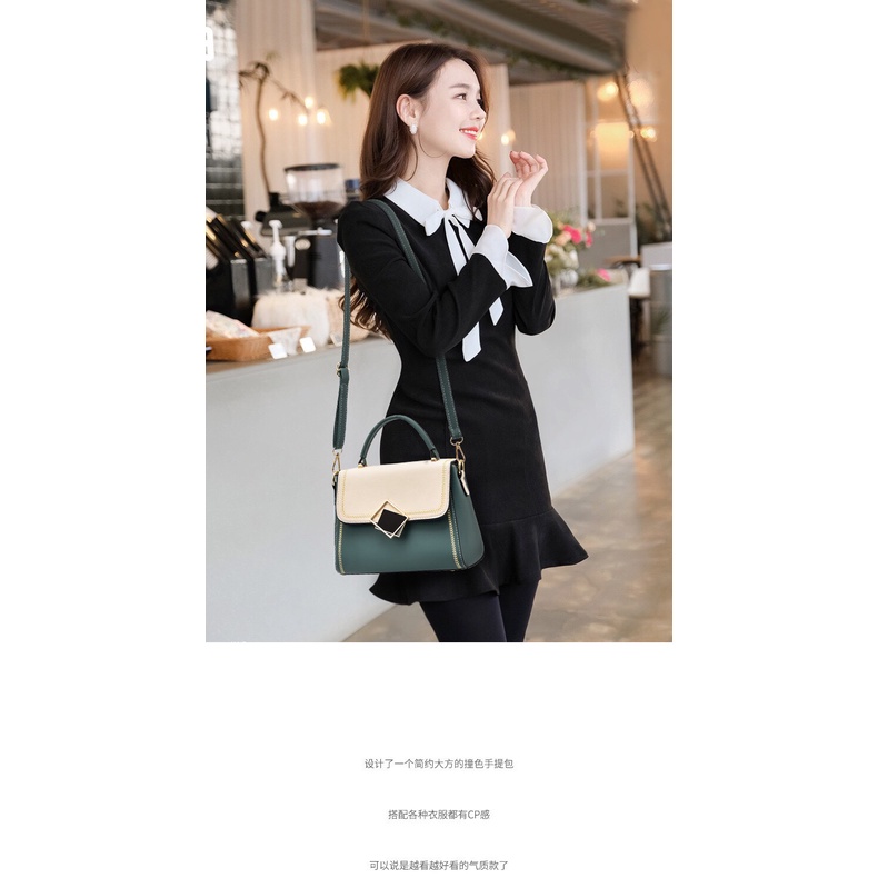 Túi Xách Nữ Khóa Gương Da Đẹp Cao Cấp Thời trang giá rẻ Rui Store TX3