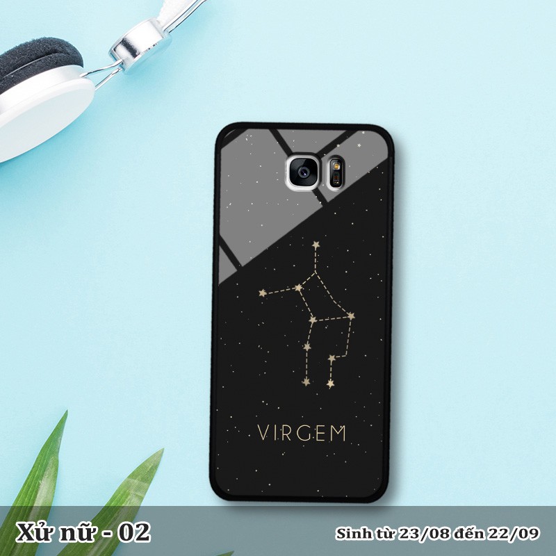 Ốp lưng kính 3D Samsung Galaxy S7/ S7 Edge- cung hoàng đạo | BigBuy360 - bigbuy360.vn