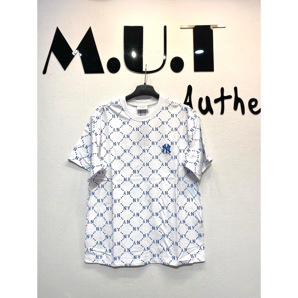 Áo Thun MLB Diamond Monogram Front Print Short - Áo thun MLB nam nữ chính hãng