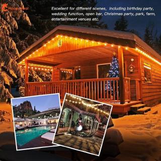 HAPPY 20LED White Light / Warm Light Bulb 6m String Lights Globe Bulbs Sturdy Waterproof Led Light String Outdoor