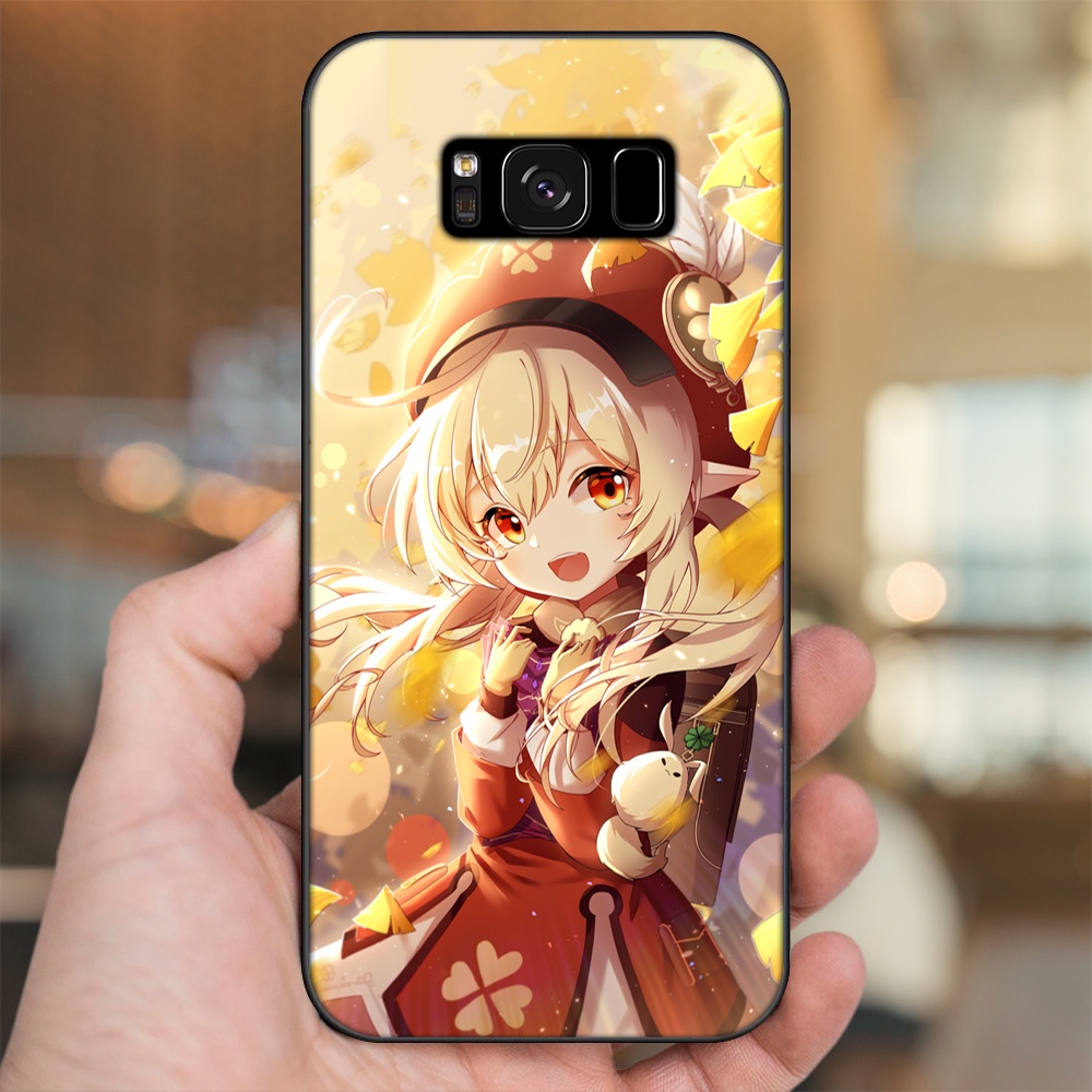 Ốp lưng Samsung S8, S8 Plus viền đen in hình Klee Genshin Impact
