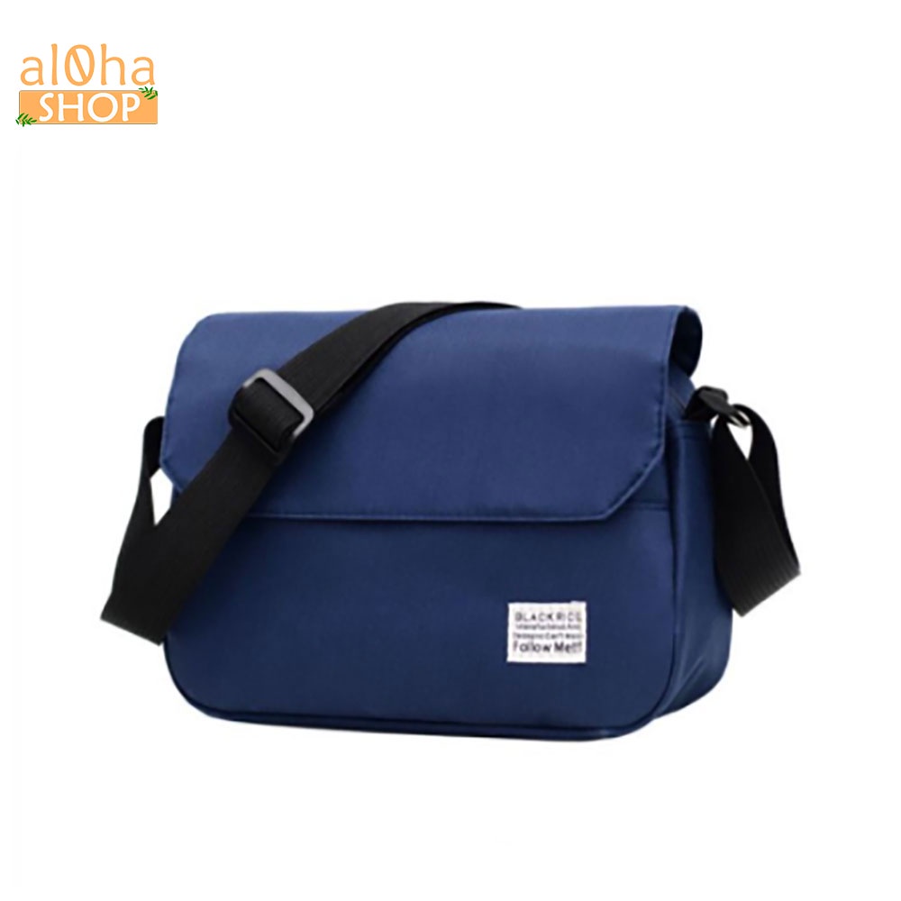 Túi đeo chéo Black Rice vải canvas bền bỉ phong cách thòi trang unisex nam nữ - al0ha Shop